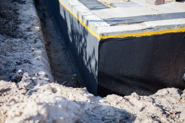Professional Waterproofing technician working in Trinity, NC